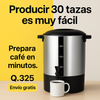 Cafetera para 30 tazas (para oficina o negocios)