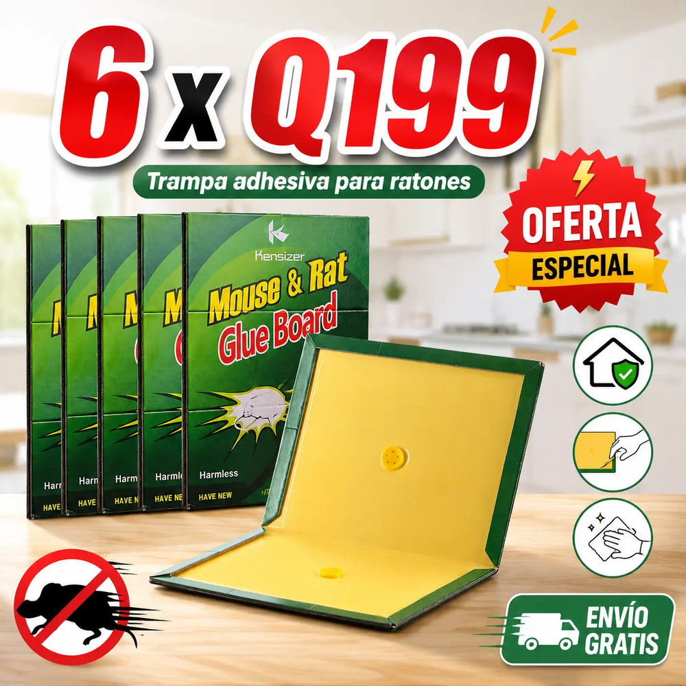 6 x 1 Trampa Adhesiva Para Ratones