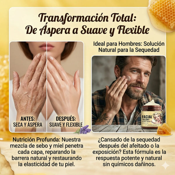 Bálsamo Nutritivo de Tallow y Miel