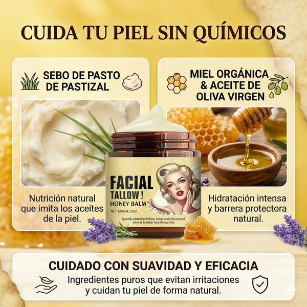 Bálsamo Nutritivo de Tallow y Miel