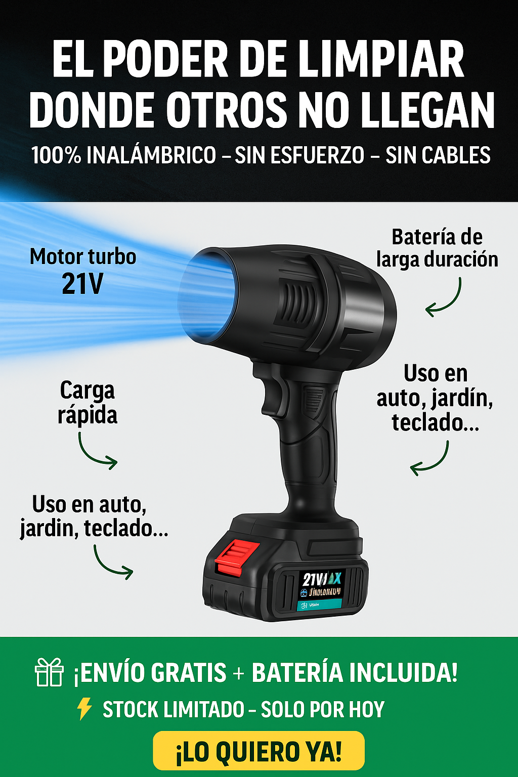 Soplador Inalámbrico