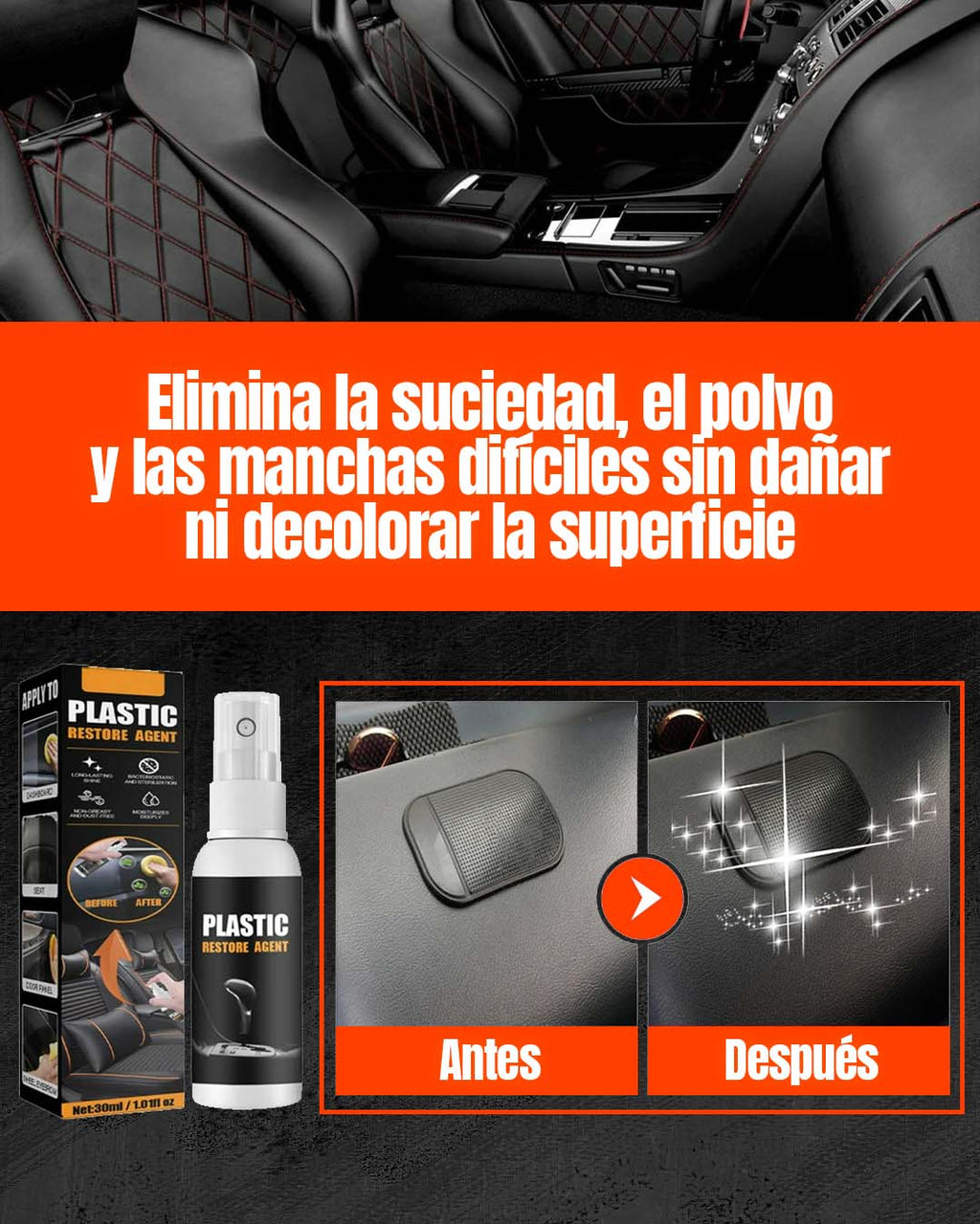 Restaurador de plástico