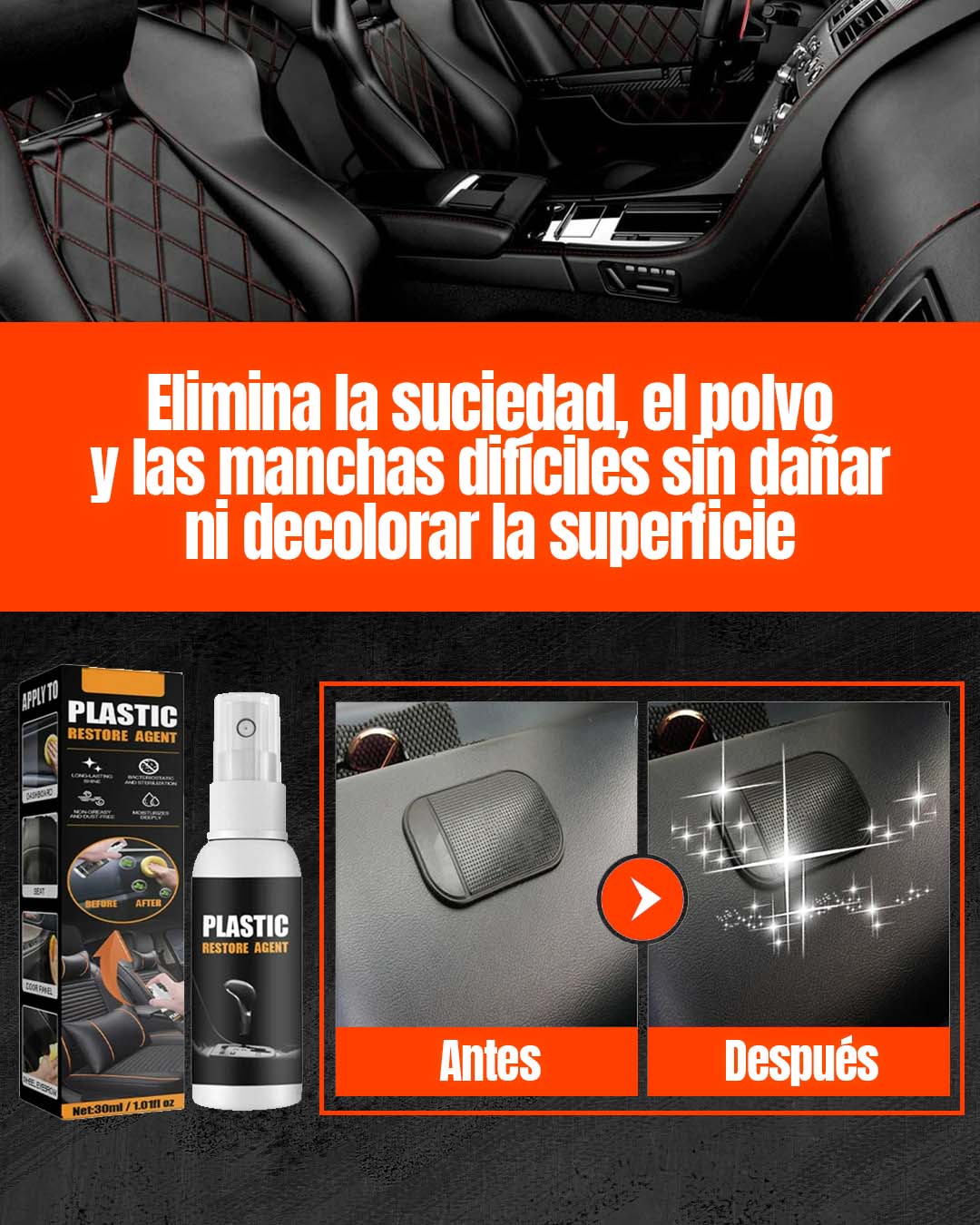 Restaurador de plástico