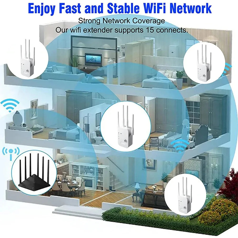 Extensor WiFi Potente y Rápido